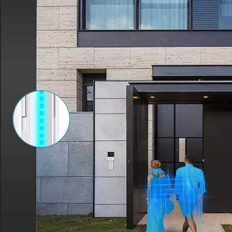 POWERNEED SOLARNA BAKTERIOBÓJCZA LAMPA UV 1000LM, NEUTRALIZACJA WIRUSÓW, LED X20, PV 1W, CZUJNIK RUCHU I ZMIERZCHOWY SWL-15 - 11