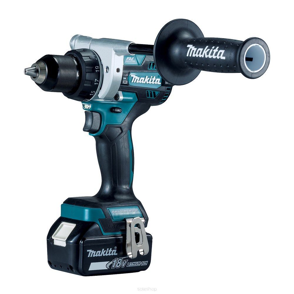 Makita DDF486RTJ wiertło 2100 RPM 2,6 kg Czarny, Niebieski