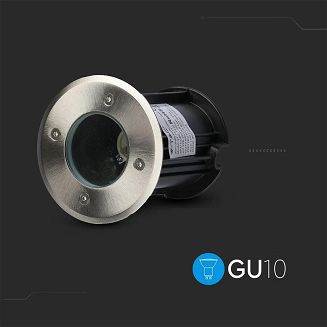 Oprawa gruntowa V-TAC VT-7677 najazdowa 230V IP65 GU10 (SKU 7515) Czarny, Srebrny - 12