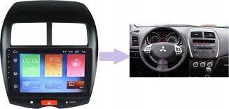 RADIO NAWIGACJA GPS MITSUBISHI ASX 2010-15 ANDROID - 5
