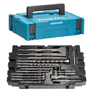 MAKITA ZESTAW WIERTEŁ SDS + DŁUTA 17szt. W WALIZCE MAKPAC - 12