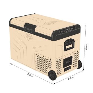 PRZENOŚNA LODÓWKA KOMPRESOROWA TCX50 SAND - 8