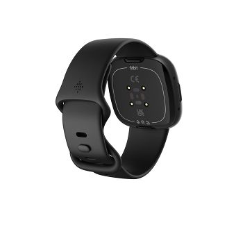 Smart watch Fitbit versa 4, graphite body with black silicone strap - 4