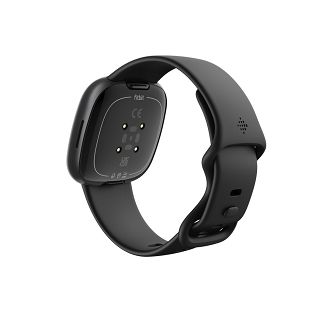 Smart watch Fitbit versa 4, graphite body with black silicone strap - 5