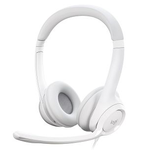 Logitech H390 Zestaw słuchawkowy Przewodowa Opaska na głowę Biuro/centrum telefoniczne USB Typu-A Biały - 8