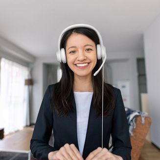 Logitech H390 Zestaw słuchawkowy Przewodowa Opaska na głowę Biuro/centrum telefoniczne USB Typu-A Biały - 3