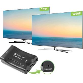 Konwerter AV Euro SCART do HDMI 720p/1080p Techly - 7