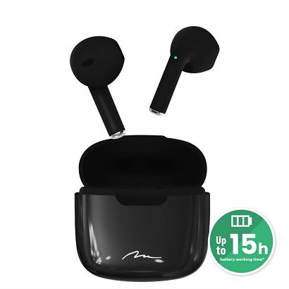 Słuchawki Media tech MT3589K (douszne; Bluetooth; z wbudowanym mikrofonem; kolor czarny