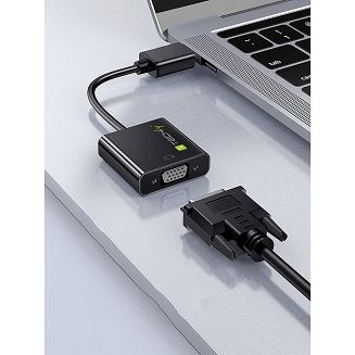 Techly IDATA HDMI-VGA4 adapter kablowy VGA (D-Sub) HDMI Type C (Mini) Czarny - 7