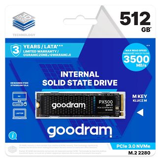 SSD GOODRAM PX500 GEN.3 PCIe 3x4 512GB M.2 2280 RETAIL - 3