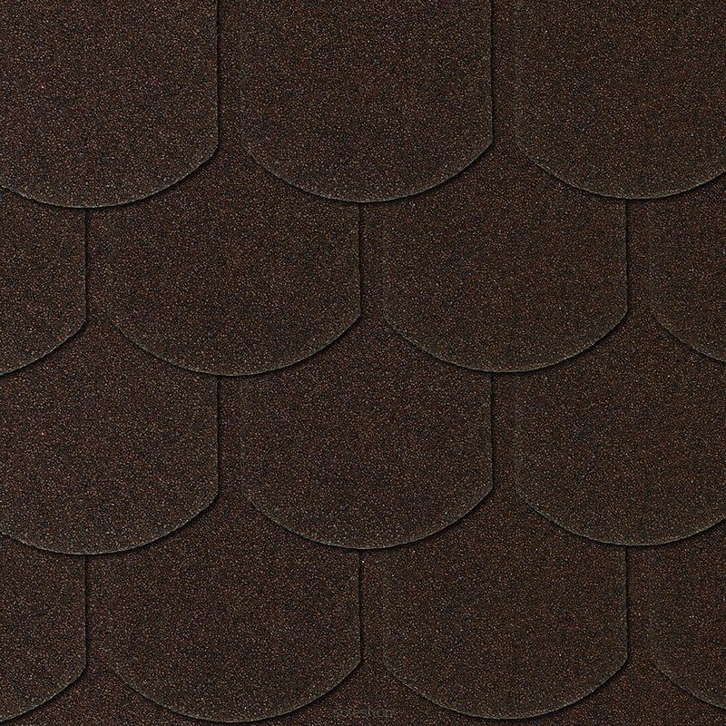 GONT KARPIÓWKA BRĄZ 1 SZT = 0,16M2, 1 OPK. = 3,85M2