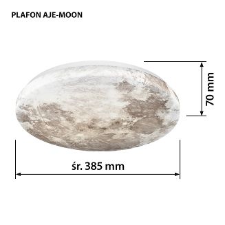 Plafon sufitowy LED Activejet AJE-MOON 24W - 8