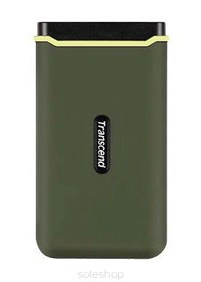Transcend ESD380C 2 TB USB Type-A na USB Type-C 3.2 Gen 2 (3.1 Gen 2) Zielony