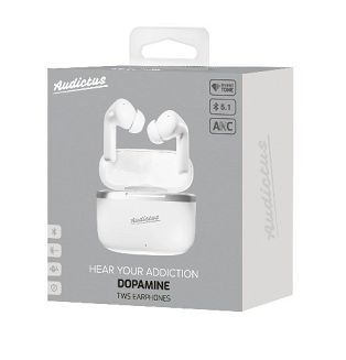 Audictus Dopamine Zestaw słuchawkowy True Wireless Stereo (TWS) Douszny Połączenia/muzyka Bluetooth Biały - 6