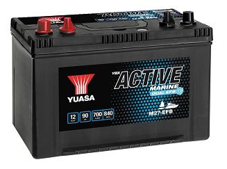 Akumulator YUASA 12V 90Ah/700A DUAL EFB (L+ standardowy) 304x173x225 B01 (efb) - 3