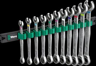 Zestaw kluczy płasko-oczkowych z grzechotką 6000 Joker z listą magnetyczną - 3