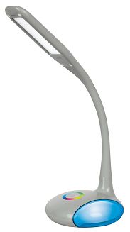 Nowoczesna lampka na biurko wielokolorowa RGB LED Activejet VENUS RGB szara z funkcją oświetlenia nocnego - 4