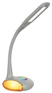Nowoczesna lampka na biurko wielokolorowa RGB LED Activejet VENUS RGB szara z funkcją oświetlenia nocnego - 3