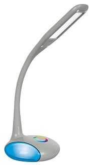 Nowoczesna lampka na biurko wielokolorowa RGB LED Activejet VENUS RGB szara z funkcją oświetlenia nocnego - 8