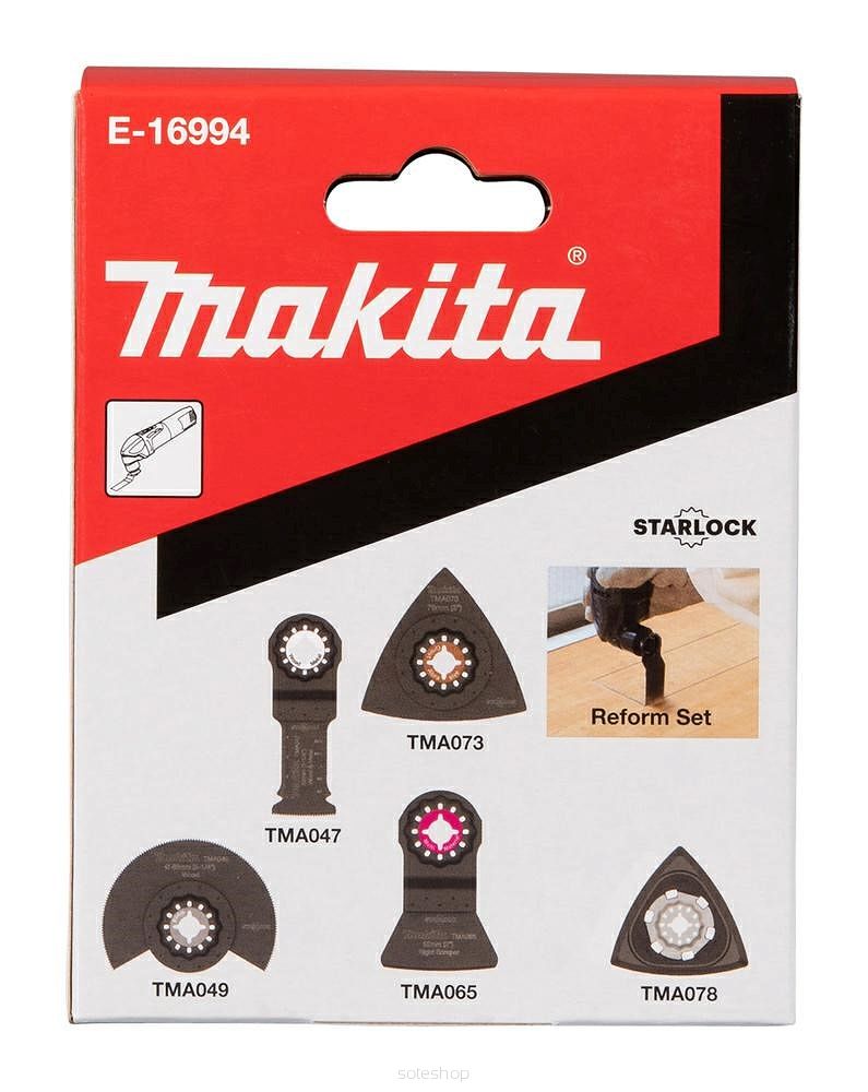 Makita MT zestaw do renowacji 5 sztuk TMA047/49/65/73/78