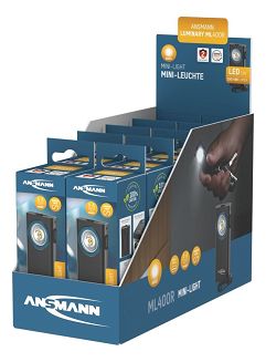 Ansmann ML400R Czarny Latarka brelok LED - 16