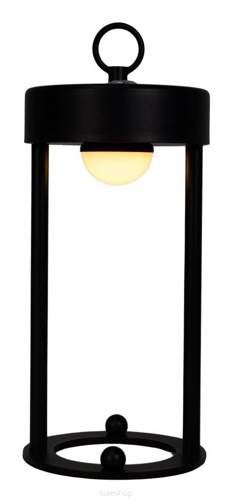 Techly I-LAMP-TABLE1 lampa stołowa Niewymienialne źródło światła 3 W LED Czarny