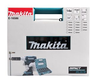 Makita E-16586 Gniazdo udarowe Wpływ socket set Czarny, Zielony - 6