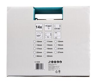 Makita E-16586 Gniazdo udarowe Wpływ socket set Czarny, Zielony - 7