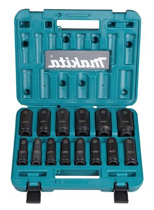 Makita E-16586 Gniazdo udarowe Wpływ socket set Czarny, Zielony