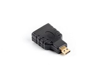 Adapter Lanberg AD-0015-BK (HDMI F - Micro HDMI M; kolor czarny) - 3