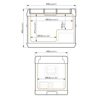 PRZENOŚNA LODÓWKA KOMPRESOROWA GCX47 GREEN - 20