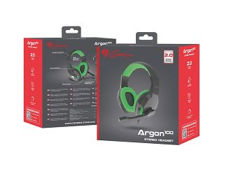 Słuchawki z mikrofonem NATEC Genesis Argon 100 NSG-1435 (kolor zielony) - 6