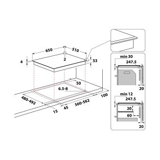 Płyta indukcyjna WHIRLPOOL SMO 654 OF/BT/IXL - 8