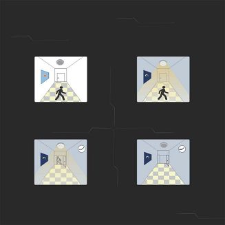 Plafon V-TAC 24W LED Okrągły 29cm Natynkowy Pilot Czujnik Ruchu IP44 Biały VT-8624S 4000K 2500lm - 8