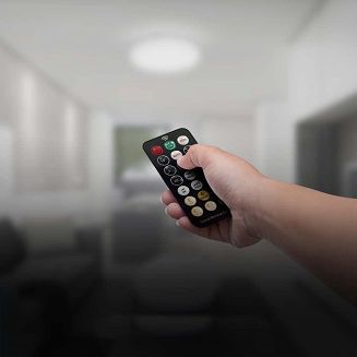 Plafon V-TAC 24W LED Okrągły 29cm Natynkowy Pilot Czujnik Ruchu IP44 Biały VT-8624S 4000K 2500lm - 7