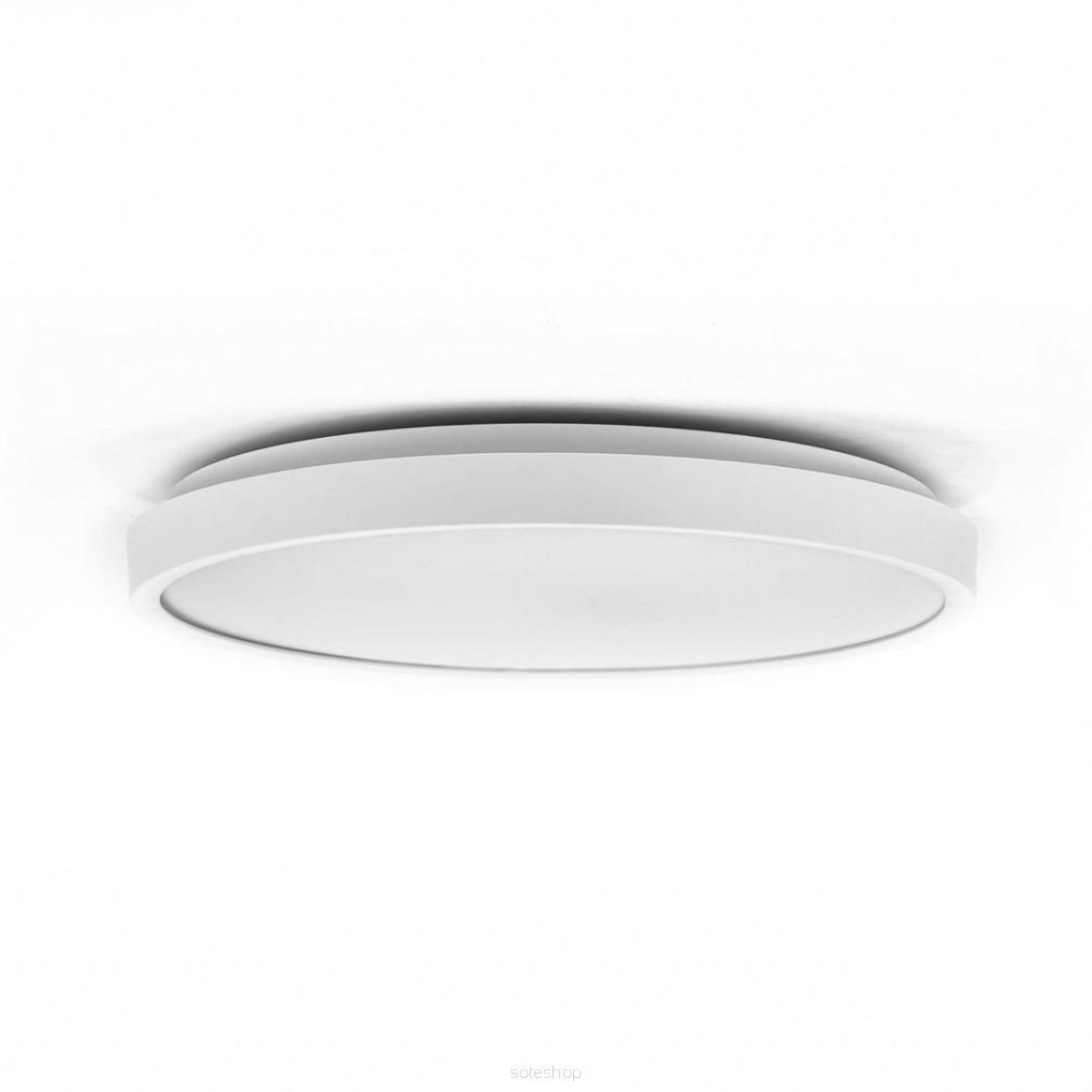 Plafon V-TAC 24W LED Okrągły 29cm Natynkowy Pilot Czujnik Ruchu IP44 Biały VT-8624S 4000K 2500lm