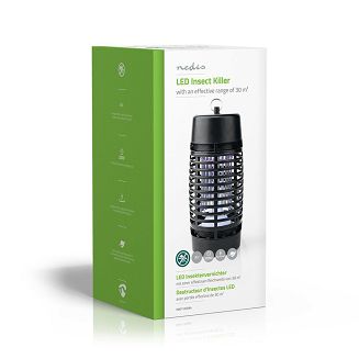 Nedis INKI112CBK4 urządzenia owadobójcze/odstraszające owady Produkt do zwalczania owadów Nadaje się do użytku w pomieszczeniach Przystosowane do użytku na zewnątrz Czarny - 6