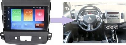 RADIO NAWIGACJA GPS PEUGEOT 4007 2006-2012 ANDROID