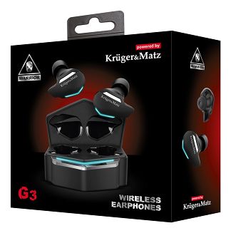 KRUGER & MATZ BEZPRZEWODOWE SŁUCHAWKI TWS G3 - 6