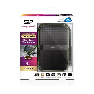 Dysk zewnętrzny HDD Silicon Power Armor A60 (4TB; 2.5