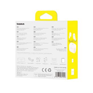 Słuchawki bezprzewodowe Baseus Bowie E18 (biały) - 8