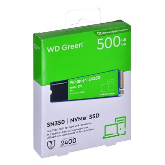 Dysk SSD WD Green SN350 WDS500G2G0C (500GB ; M.2 ; PCIe NVMe 3.0 x4) - 4