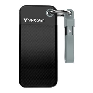 Verbatim Pocket SSD 2 TB USB Type-C 3.2 Gen 2 (3.1 Gen 2) Czarny, Szary - 7