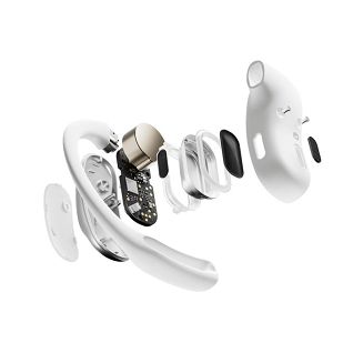 Słuchawki bezprzewodowe douszne Shokz OpenFit Air białe - 4