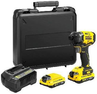 Stanley SFMCF820D2K wkrętak zasilany/zakrętark udarowy 2900 RPM Czarny, Żółty - 13