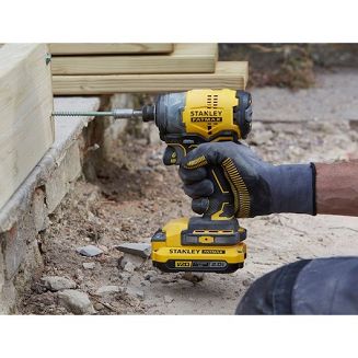 Stanley SFMCF820D2K wkrętak zasilany/zakrętark udarowy 2900 RPM Czarny, Żółty - 7