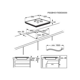 Płyta indukcyjna ELECTROLUX EIS62443 - 3