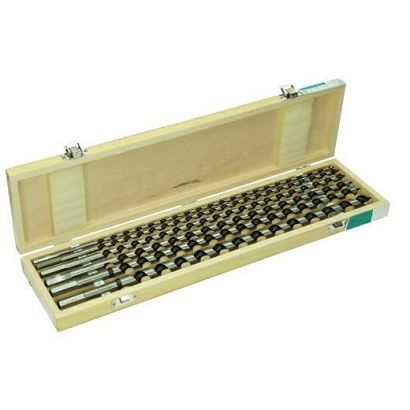 zestaw świdrów do drewna w kasecie 6 szt. (6/8/10/12/14/16x4)