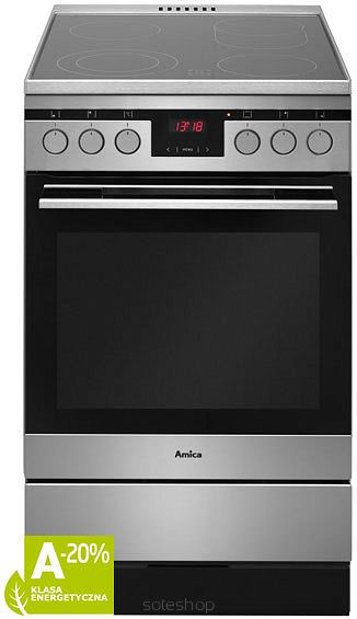 Kuchnia Amica 514CE3.413TsKDHaQ(XL) ( 500mm ; Czarny )