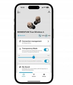 Słuchawki SENNHEISER MOMENTUM TRUE WIRELESS 4 - BLACK COPPER - 10
